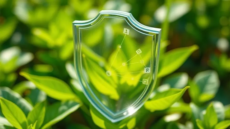 A photorealistic image of a clear, glowing glass shield protecting a vibrant green plant, with data streams and communication symbols flowing through it. Cinematic lighting, sharp focus, depth of field, 8K hyper-detailed, professional photography, symbolizing transparent communication protecting authentic sustainability. A photorealistic image of a clear, glowing glass shield protecting a vibrant green plant, with data streams and communication symbols flowing through it. Cinematic lighting, sharp focus, depth of field, 8K hyper-detailed, professional photography, symbolizing transparent communication protecting authentic sustainability.