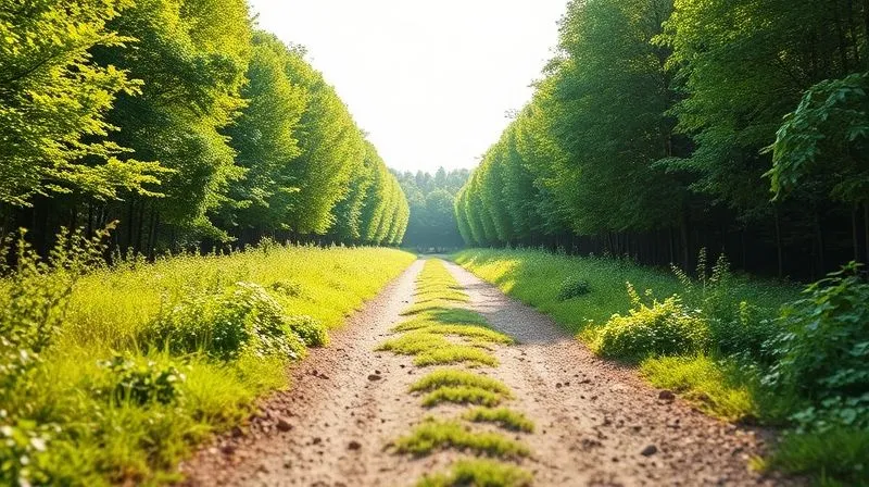 A photorealistic image of a path leading through a lush, vibrant green forest towards a clear, bright horizon, with rays of sunlight breaking through the canopy. The path is well-defined but shows signs of thoughtful construction, symbolizing a sustainable journey. Cinematic lighting, sharp focus on the path, depth of field blurring the distant horizon, 8K hyper-detailed, professional photography, symbolizing a clear and authentic future for corporate sustainability. A photorealistic image of a path leading through a lush, vibrant green forest towards a clear, bright horizon, with rays of sunlight breaking through the canopy. The path is well-defined but shows signs of thoughtful construction, symbolizing a sustainable journey. Cinematic lighting, sharp focus on the path, depth of field blurring the distant horizon, 8K hyper-detailed, professional photography, symbolizing a clear and authentic future for corporate sustainability.