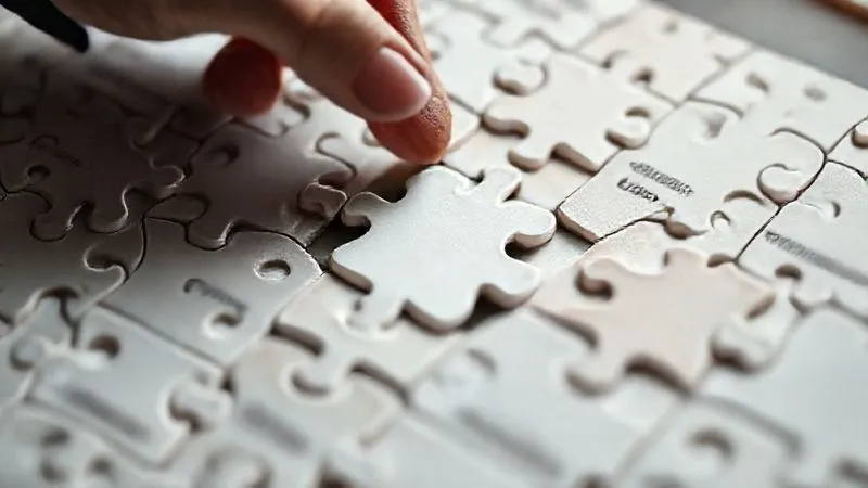 A photorealistic image of a complex puzzle being assembled, with a central, unique piece fitting perfectly into place, surrounded by other pieces that represent various aspects of a business (service, quality, speed, local presence). Cinematic lighting, sharp focus on the unique piece, depth of field, 8K hyper-detailed. A photorealistic image of a complex puzzle being assembled, with a central, unique piece fitting perfectly into place, surrounded by other pieces that represent various aspects of a business (service, quality, speed, local presence). Cinematic lighting, sharp focus on the unique piece, depth of field, 8K hyper-detailed.