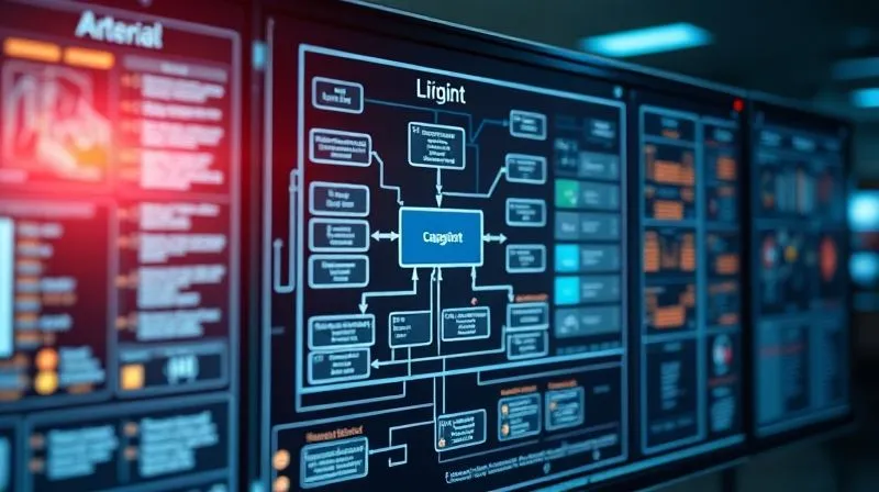 A photorealistic image of a complex diagnostic flowchart on a digital display, with different sections highlighted, cinematic lighting, 8K, sharp focus on the central flow, depth of field blurring the background, shot on a high-end DSLR. A photorealistic image of a complex diagnostic flowchart on a digital display, with different sections highlighted, cinematic lighting, 8K, sharp focus on the central flow, depth of field blurring the background, shot on a high-end DSLR.