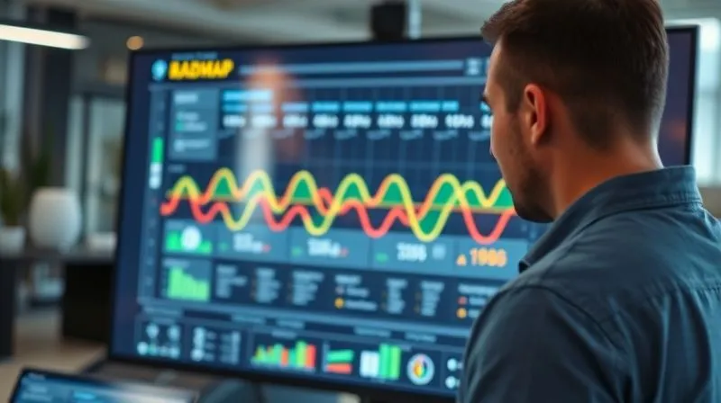 Photorealistic, professional photography, 8K, cinematic lighting, sharp focus, depth of field, shot on a high-end DSLR. A person intently studying a complex strategic roadmap or timeline on a large digital screen, with various metrics and data points, symbolizing a detailed post-exit review and future strategic planning. The background is a modern, analytical office environment. Photorealistic, professional photography, 8K, cinematic lighting, sharp focus, depth of field, shot on a high-end DSLR. A person intently studying a complex strategic roadmap or timeline on a large digital screen, with various metrics and data points, symbolizing a detailed post-exit review and future strategic planning. The background is a modern, analytical office environment.