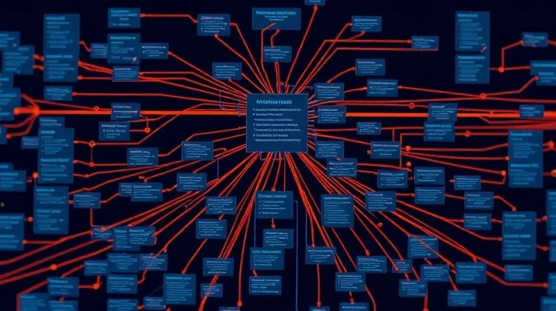 A photorealistic image of a complex organizational chart with glowing lines highlighting broken or congested communication pathways, while other lines show smooth, efficient flow. The image uses a cool blue and warm orange palette to distinguish between effective and ineffective connections. Professional photography, 8K, cinematic lighting, sharp focus, depth of field, shot on a high-end DSLR, conveying a sense of diagnostic clarity.