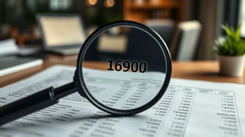 A photorealistic image of a magnifying glass hovering over a detailed financial balance sheet, highlighting a specific numerical discrepancy. The background is a blurred office setting, suggesting deep analytical work. Professional photography, 8K, cinematic lighting, sharp focus on the magnified area, depth of field, shot on a high-end DSLR. A photorealistic image of a magnifying glass hovering over a detailed financial balance sheet, highlighting a specific numerical discrepancy. The background is a blurred office setting, suggesting deep analytical work. Professional photography, 8K, cinematic lighting, sharp focus on the magnified area, depth of field, shot on a high-end DSLR.