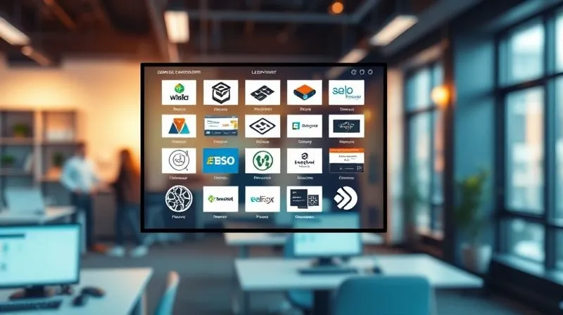 A photorealistic, professional photography, 8K image of a glowing, interconnected digital library interface displaying various brand assets like logos, images, and templates, all organized and accessible. Cinematic lighting, sharp focus on the screen, depth of field blurring a modern office background, shot on a high-end DSLR. A photorealistic, professional photography, 8K image of a glowing, interconnected digital library interface displaying various brand assets like logos, images, and templates, all organized and accessible. Cinematic lighting, sharp focus on the screen, depth of field blurring a modern office background, shot on a high-end DSLR.