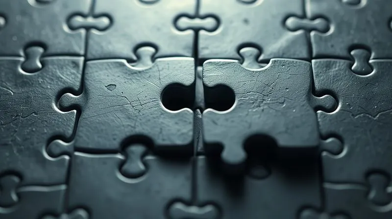 Two complex, interlocking puzzle pieces that are slightly out of sync, creating a visible gap and tension. Photorealistic, professional photography, 8K, cinematic lighting, sharp focus, depth of field, shot on a high-end DSLR. Two complex, interlocking puzzle pieces that are slightly out of sync, creating a visible gap and tension. Photorealistic, professional photography, 8K, cinematic lighting, sharp focus, depth of field, shot on a high-end DSLR.