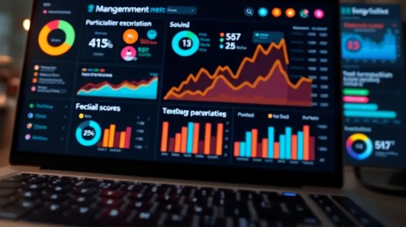 A photorealistic image of a digital dashboard displaying various engagement metrics like team sentiment, participation rates in social events, and feedback scores, all trending upwards. The screen is vibrant with data visualizations, set in a modern, clean interface. Photorealistic, professional photography, 8K, cinematic lighting, sharp focus on the data, depth of field blurring a keyboard in the foreground, shot on a high-end DSLR. A photorealistic image of a digital dashboard displaying various engagement metrics like team sentiment, participation rates in social events, and feedback scores, all trending upwards. The screen is vibrant with data visualizations, set in a modern, clean interface. Photorealistic, professional photography, 8K, cinematic lighting, sharp focus on the data, depth of field blurring a keyboard in the foreground, shot on a high-end DSLR.