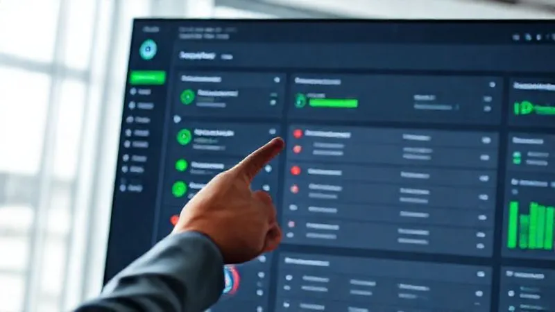 A photorealistic, professional photography, 8K, cinematic lighting, sharp focus, depth of field, shot on a high-end DSLR, of a clean, modern project management dashboard on a large screen, displaying clear green and red status indicators for various project tasks, with a focused hand pointing to a 'Pending Approval' section. The overall feel is one of clarity and control amidst potential chaos. A photorealistic, professional photography, 8K, cinematic lighting, sharp focus, depth of field, shot on a high-end DSLR, of a clean, modern project management dashboard on a large screen, displaying clear green and red status indicators for various project tasks, with a focused hand pointing to a 'Pending Approval' section. The overall feel is one of clarity and control amidst potential chaos.