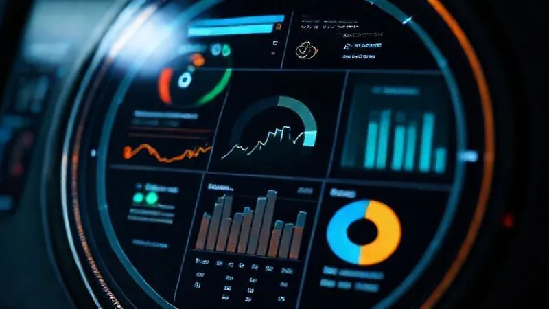 A photorealistic image of a circular dashboard displaying real-time HR analytics, including skill gap trends, employee development progress, and talent pipeline health, with a faint glow emanating from the screen. Professional photography, 8K, cinematic lighting, sharp focus, depth of field. A photorealistic image of a circular dashboard displaying real-time HR analytics, including skill gap trends, employee development progress, and talent pipeline health, with a faint glow emanating from the screen. Professional photography, 8K, cinematic lighting, sharp focus, depth of field.