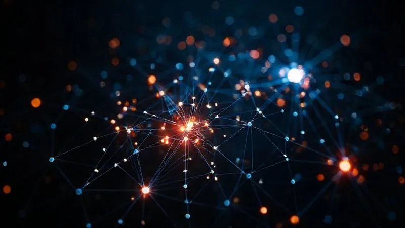 A photorealistic infographic showing a complex network of data points, with certain clusters glowing brightly, representing emerging micro-trends and unmet needs. The data is visualized as interconnected nodes and lines against a dark, futuristic background, cinematic lighting, sharp focus, depth of field, 8K hyper-detailed, shot on a high-end DSLR. A photorealistic infographic showing a complex network of data points, with certain clusters glowing brightly, representing emerging micro-trends and unmet needs. The data is visualized as interconnected nodes and lines against a dark, futuristic background, cinematic lighting, sharp focus, depth of field, 8K hyper-detailed, shot on a high-end DSLR.