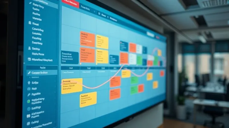 A photorealistic image of a detailed project timeline on a large screen, with various colored blocks representing tasks and phases. A smaller, flexible, glowing line subtly weaves through some of the blocks, representing integrated contingency and adaptation. Cinematic lighting, sharp focus on the timeline, depth of field blurring the office background, 8K hyper-detailed, professional photography, shot on a high-end DSLR. A photorealistic image of a detailed project timeline on a large screen, with various colored blocks representing tasks and phases. A smaller, flexible, glowing line subtly weaves through some of the blocks, representing integrated contingency and adaptation. Cinematic lighting, sharp focus on the timeline, depth of field blurring the office background, 8K hyper-detailed, professional photography, shot on a high-end DSLR.