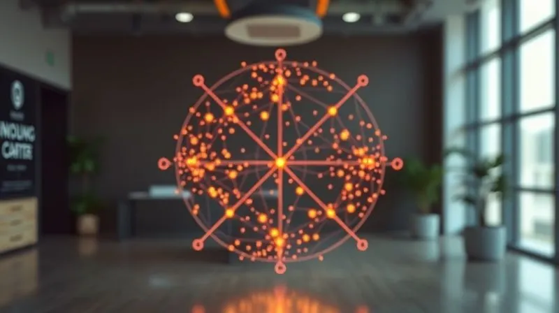 A photorealistic abstract representation of an innovation portfolio matrix, with distinct quadrants for 'Core', 'Adjacent', and 'Transformational' innovation, each represented by glowing, interconnected nodes. The visual conveys balance and strategic distribution of resources. Cinematic lighting, sharp focus on the matrix, depth of field blurring a strategic planning room, 8K hyper-detailed, professional photography.