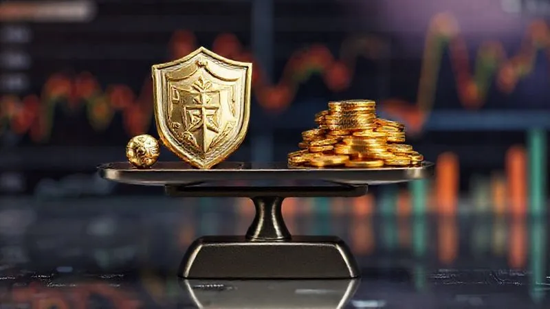 A photorealistic image of a digital scale perfectly balanced, with a small, intricately carved shield on one side and a large, overflowing pile of gold coins on the other, representing the balance between proactive security and the cost of fines. Cinematic lighting, sharp focus on the scale, depth of field blurring a background of financial charts. Shot on a high-end DSLR, 8K hyper-detailed. A photorealistic image of a digital scale perfectly balanced, with a small, intricately carved shield on one side and a large, overflowing pile of gold coins on the other, representing the balance between proactive security and the cost of fines. Cinematic lighting, sharp focus on the scale, depth of field blurring a background of financial charts. Shot on a high-end DSLR, 8K hyper-detailed.