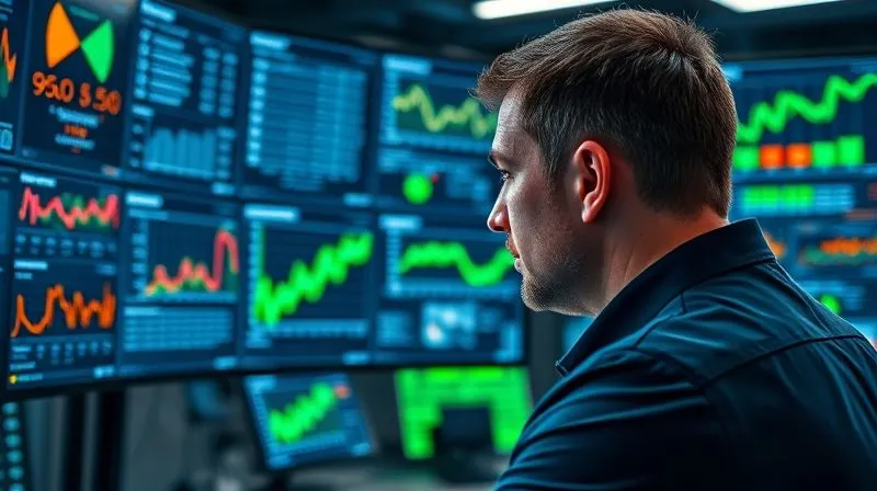 A photorealistic, professional photography, 8K, cinematic lighting, sharp focus, depth of field, shot on a high-end DSLR. A facility manager, in a modern control room, intently analyzes complex digital dashboards displaying real-time data on maintenance costs, asset performance, and contractor KPIs. The screens show vibrant charts, graphs, and metrics, with green positive trends highlighted. The manager's face is focused, surrounded by the glow of the monitors, conveying the power of data-driven decision-making in managing facility costs. A photorealistic, professional photography, 8K, cinematic lighting, sharp focus, depth of field, shot on a high-end DSLR. A facility manager, in a modern control room, intently analyzes complex digital dashboards displaying real-time data on maintenance costs, asset performance, and contractor KPIs. The screens show vibrant charts, graphs, and metrics, with green positive trends highlighted. The manager's face is focused, surrounded by the glow of the monitors, conveying the power of data-driven decision-making in managing facility costs.