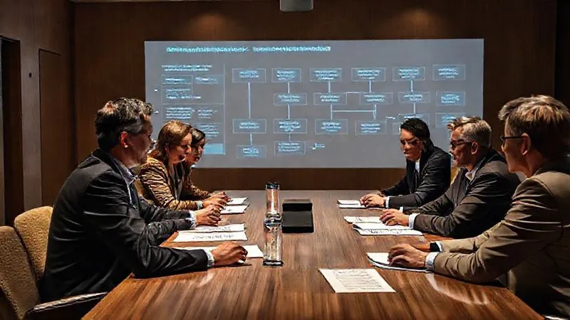 photorealistic, professional photography, 8K, cinematic lighting, sharp focus, depth of field, shot on a high-end DSLR. A diverse group of people (business owners, financial advisors, legal experts) gathered around a conference table, reviewing documents and discussing complex financial strategies with serious, focused expressions, a digital projection on the wall shows a flow chart of a charitable remainder trust, illustrating the movement of assets and benefits. photorealistic, professional photography, 8K, cinematic lighting, sharp focus, depth of field, shot on a high-end DSLR. A diverse group of people (business owners, financial advisors, legal experts) gathered around a conference table, reviewing documents and discussing complex financial strategies with serious, focused expressions, a digital projection on the wall shows a flow chart of a charitable remainder trust, illustrating the movement of assets and benefits.