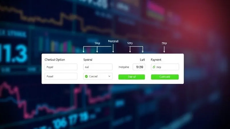 A photorealistic, professional photography, 8K, cinematic lighting, sharp focus, depth of field, shot on a high-end DSLR, showing a clean, modern e-commerce checkout flow diagram. The diagram illustrates a simplified, multi-step process with minimal fields, highlighting 'Guest Checkout Option' and 'Secure Payment Integration' with subtle green checkmarks. The overall aesthetic is one of efficiency and trust, with a blurred background of abstract data lines. A photorealistic, professional photography, 8K, cinematic lighting, sharp focus, depth of field, shot on a high-end DSLR, showing a clean, modern e-commerce checkout flow diagram. The diagram illustrates a simplified, multi-step process with minimal fields, highlighting 'Guest Checkout Option' and 'Secure Payment Integration' with subtle green checkmarks. The overall aesthetic is one of efficiency and trust, with a blurred background of abstract data lines.