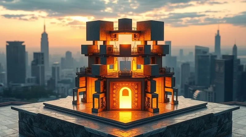 A photorealistic image of a strong, multi-layered business structure represented by interlocking, robust geometric shapes, with a central, glowing core indicating a well-protected asset. The structure stands on a solid foundation, radiating stability and security. professional photography, 8K, cinematic lighting, sharp focus on the structure, depth of field blurring the background, shot on a high-end DSLR. A photorealistic image of a strong, multi-layered business structure represented by interlocking, robust geometric shapes, with a central, glowing core indicating a well-protected asset. The structure stands on a solid foundation, radiating stability and security. professional photography, 8K, cinematic lighting, sharp focus on the structure, depth of field blurring the background, shot on a high-end DSLR.