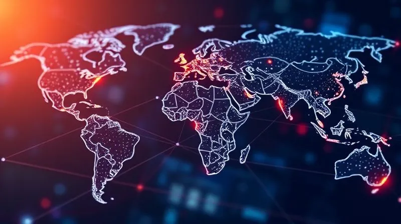 A photorealistic, professional photography, 8K, cinematic lighting, sharp focus, depth of field, shot on a high-end DSLR. A dynamic, abstract representation of a global financial network, with interconnected lines and nodes shifting and evolving. Glowing data streams flow between continents, symbolizing constant change in tax laws and global finance. The overall impression is one of movement and adaptation. A photorealistic, professional photography, 8K, cinematic lighting, sharp focus, depth of field, shot on a high-end DSLR. A dynamic, abstract representation of a global financial network, with interconnected lines and nodes shifting and evolving. Glowing data streams flow between continents, symbolizing constant change in tax laws and global finance. The overall impression is one of movement and adaptation.