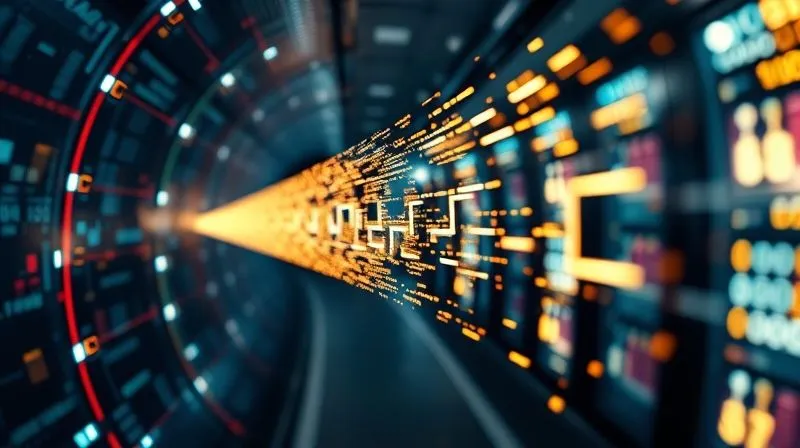 photorealistic, professional photography, 8K, cinematic lighting, sharp focus, depth of field, shot on a high-end DSLR, a secure digital tunnel with glowing data packets transforming into abstract, non-identifiable tokens, representing the process of tokenization and encryption in e-commerce payment processing, with a blurred, secure server room in the background.