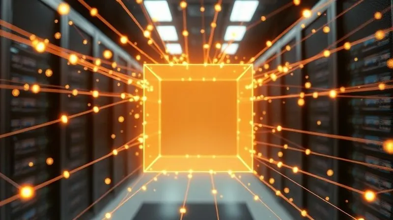 Photorealistic, professional photography, 8K, cinematic lighting, sharp focus, depth of field, shot on a high-end DSLR. A complex, interconnected network of glowing data points and lines, flowing into a central, transparent cube, symbolizing rigorous data collection and verification. The cube is brightly lit, showcasing clarity and structure. The background is a slightly blurred, modern data center environment, emphasizing technology and precision.