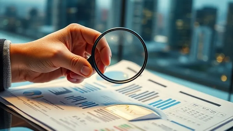 photorealistic, professional photography, 8K, cinematic lighting, sharp focus, depth of field, shot on a high-end DSLR. A hand holding a magnifying glass over a complex financial report, with charts and numbers clearly visible, symbolizing detailed valuation analysis. In the background, a blurred cityscape implies a corporate environment. The lighting is crisp and professional, emphasizing clarity and precision in financial assessment. photorealistic, professional photography, 8K, cinematic lighting, sharp focus, depth of field, shot on a high-end DSLR. A hand holding a magnifying glass over a complex financial report, with charts and numbers clearly visible, symbolizing detailed valuation analysis. In the background, a blurred cityscape implies a corporate environment. The lighting is crisp and professional, emphasizing clarity and precision in financial assessment.
