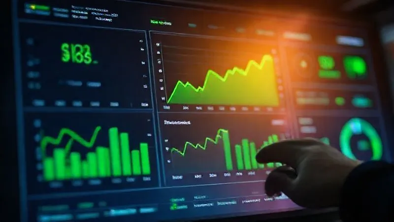 A photorealistic, professional photography, 8K, cinematic lighting, sharp focus, depth of field, shot on a high-end DSLR, showing a sleek, modern digital dashboard displaying clear, positive ROI metrics for data governance. Green upward-trending graphs, cost savings in dollar figures, and reduced risk indicators are prominently featured, radiating confidence and success.