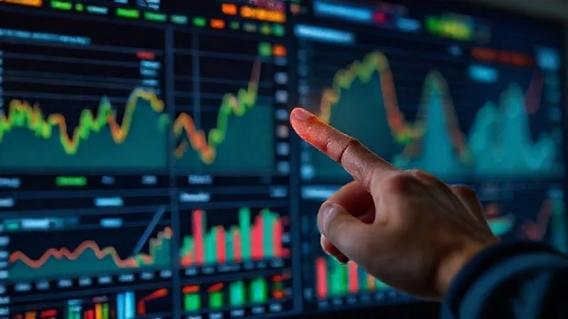 A photorealistic image of a detailed financial dashboard displaying charts and graphs of commodity prices, supply chain risk indicators, and global economic trends, with a focused hand pointing to a rising price curve. Cinematic lighting, sharp focus, depth of field blurring the background, 8K hyper-detailed, shot on a high-end DSLR, conveying proactive monitoring and analysis. A photorealistic image of a detailed financial dashboard displaying charts and graphs of commodity prices, supply chain risk indicators, and global economic trends, with a focused hand pointing to a rising price curve. Cinematic lighting, sharp focus, depth of field blurring the background, 8K hyper-detailed, shot on a high-end DSLR, conveying proactive monitoring and analysis.