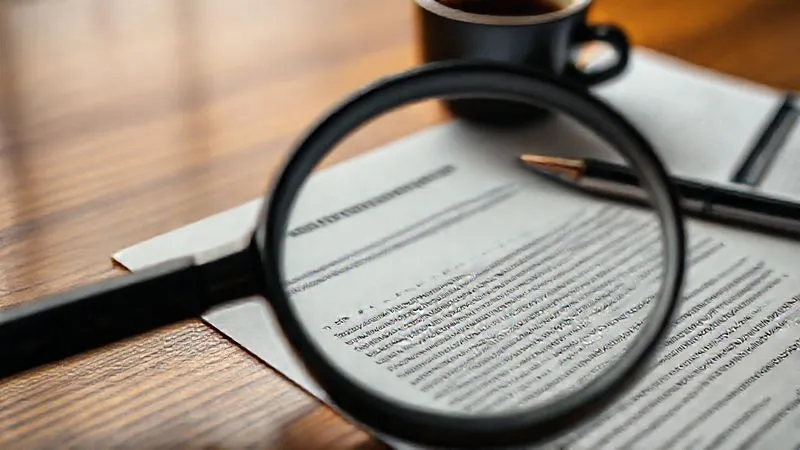 A photorealistic close-up of a magnifying glass hovering over a complex clause in a legal partnership agreement, highlighting detailed text. The scene is well-lit on a polished wooden desk, with a pen and a coffee cup subtly blurred in the background, professional photography, 8K, cinematic lighting, sharp focus, depth of field, shot on a high-end DSLR A photorealistic close-up of a magnifying glass hovering over a complex clause in a legal partnership agreement, highlighting detailed text. The scene is well-lit on a polished wooden desk, with a pen and a coffee cup subtly blurred in the background, professional photography, 8K, cinematic lighting, sharp focus, depth of field, shot on a high-end DSLR
