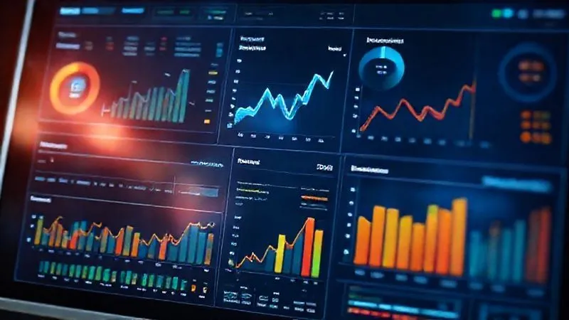 photorealistic, professional photography, 8K, cinematic lighting, sharp focus, depth of field, shot on a high-end DSLR. A dynamic, interactive dashboard displaying key performance indicators (KPIs) tailored for a highly niche B2B market. The dashboard features intricate graphs, charts, and data visualizations, with specific metrics like 'Niche Conversion Rate', 'Customer Lifetime Value (CLTV)', and 'Engagement by Niche Segment' prominently highlighted. The visual should convey precision, actionable insights, and strategic decision-making, with a subtle glow around the most impactful data points. photorealistic, professional photography, 8K, cinematic lighting, sharp focus, depth of field, shot on a high-end DSLR. A dynamic, interactive dashboard displaying key performance indicators (KPIs) tailored for a highly niche B2B market. The dashboard features intricate graphs, charts, and data visualizations, with specific metrics like 'Niche Conversion Rate', 'Customer Lifetime Value (CLTV)', and 'Engagement by Niche Segment' prominently highlighted. The visual should convey precision, actionable insights, and strategic decision-making, with a subtle glow around the most impactful data points.