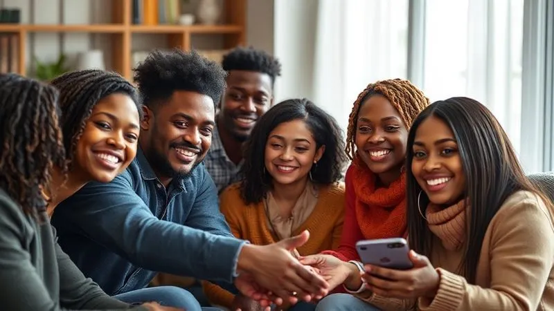 A photorealistic image of a vibrant online community, diverse individuals from different backgrounds interacting positively around a shared brand logo (subtly integrated into the environment, not a direct logo placement), conveying connection and genuine advocacy. Cinematic lighting, sharp focus, depth of field, 8K hyper-detailed.