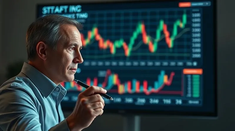 A photorealistic, professional photography, 8K, cinematic lighting, sharp focus, depth of field, shot on a high-end DSLR, showing a complex financial projection chart on a monitor, with a serious-looking executive in the foreground, reviewing the data with a pen in hand, conveying deep analysis and consideration of risk and reward. A photorealistic, professional photography, 8K, cinematic lighting, sharp focus, depth of field, shot on a high-end DSLR, showing a complex financial projection chart on a monitor, with a serious-looking executive in the foreground, reviewing the data with a pen in hand, conveying deep analysis and consideration of risk and reward.