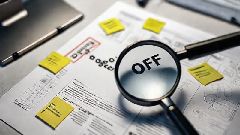 photorealistic, professional photography, 8K, cinematic lighting, sharp focus, depth of field, shot on a high-end DSLR. A meticulously detailed project scope document with a prominent 'Signed Off' stamp, surrounded by various sticky notes and diagrams representing detailed requirements. A magnifying glass hovers over a key section, emphasizing precision and clarity. The document is on a modern, clean desk. photorealistic, professional photography, 8K, cinematic lighting, sharp focus, depth of field, shot on a high-end DSLR. A meticulously detailed project scope document with a prominent 'Signed Off' stamp, surrounded by various sticky notes and diagrams representing detailed requirements. A magnifying glass hovers over a key section, emphasizing precision and clarity. The document is on a modern, clean desk.
