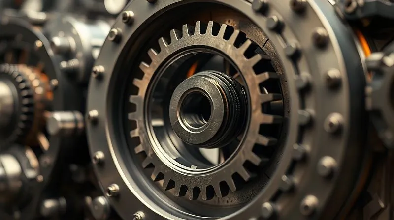 Photorealistic image of a complex, intricate corporate machine with several gears visibly missing or misaligned, creating a sense of disruption and inefficiency. Cinematic lighting, sharp focus on the gaps, depth of field blurring the background, 8K hyper-detailed, professional photography, shot on a high-end DSLR.