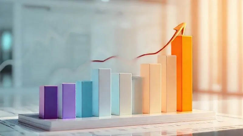 A photorealistic 3D bar chart showing market growth projections for different regions, with some bars significantly higher than others, indicating potential. The chart is clean, professional, and set in a bright, modern analytical environment. Cinematic lighting, sharp focus, depth of field, 8K hyper-detailed. A photorealistic 3D bar chart showing market growth projections for different regions, with some bars significantly higher than others, indicating potential. The chart is clean, professional, and set in a bright, modern analytical environment. Cinematic lighting, sharp focus, depth of field, 8K hyper-detailed.