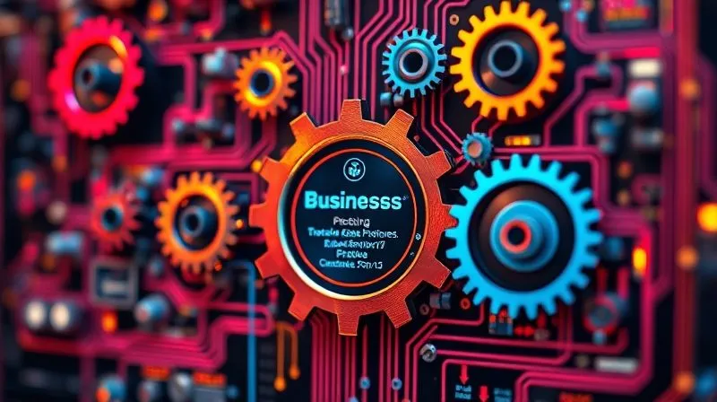 Photorealistic image of a complex but clearly organized business process flowchart, with gears interlocking smoothly, vibrant colors, data flowing, 8K, cinematic lighting, sharp focus on the central process, depth of field blurring peripheral elements, shot on a high-end DSLR Photorealistic image of a complex but clearly organized business process flowchart, with gears interlocking smoothly, vibrant colors, data flowing, 8K, cinematic lighting, sharp focus on the central process, depth of field blurring peripheral elements, shot on a high-end DSLR