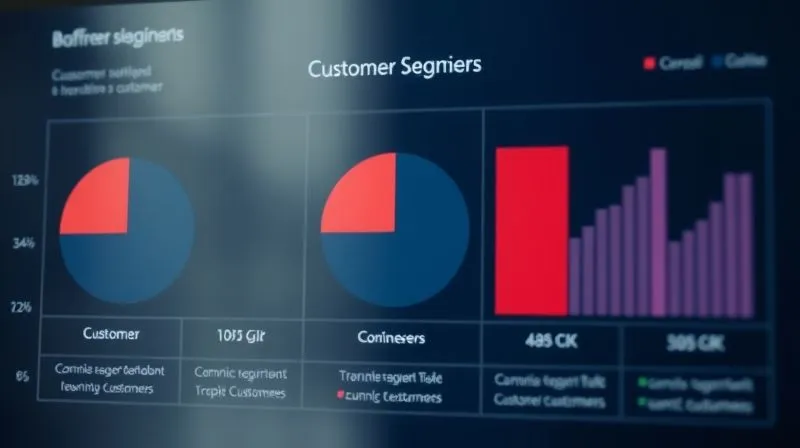 A photorealistic data visualization showing different customer segments, with one segment highlighted in red, signifying 'at-risk' customers. The visualization uses subtle gradients and professional typography. Professional photography, 8K, cinematic lighting, sharp focus on the highlighted segment, depth of field blurring the background, shot on a high-end DSLR. A photorealistic data visualization showing different customer segments, with one segment highlighted in red, signifying 'at-risk' customers. The visualization uses subtle gradients and professional typography. Professional photography, 8K, cinematic lighting, sharp focus on the highlighted segment, depth of field blurring the background, shot on a high-end DSLR.