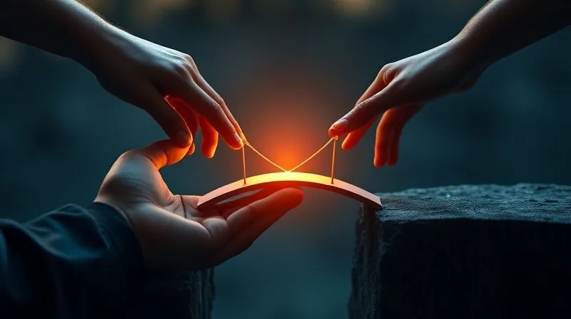 photorealistic, professional photography, 8K, cinematic lighting, sharp focus, depth of field, shot on a high-end DSLR. Two hands, one from a small business owner and one from a hesitant client, reaching across a small, symbolic chasm. A subtle, glowing bridge of trust and renewed connection is forming between them. The background is slightly blurred, focusing on the hands and the bridge, symbolizing re-engagement and winning back lost clients. photorealistic, professional photography, 8K, cinematic lighting, sharp focus, depth of field, shot on a high-end DSLR. Two hands, one from a small business owner and one from a hesitant client, reaching across a small, symbolic chasm. A subtle, glowing bridge of trust and renewed connection is forming between them. The background is slightly blurred, focusing on the hands and the bridge, symbolizing re-engagement and winning back lost clients.