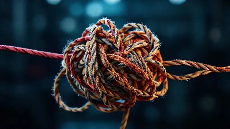 A photorealistic image showing a tangled knot of ropes, symbolizing complex reasons for feedback rejection. The ropes are different colors, representing various factors, against a blurred professional background, 8K, cinematic lighting. A photorealistic image showing a tangled knot of ropes, symbolizing complex reasons for feedback rejection. The ropes are different colors, representing various factors, against a blurred professional background, 8K, cinematic lighting.
