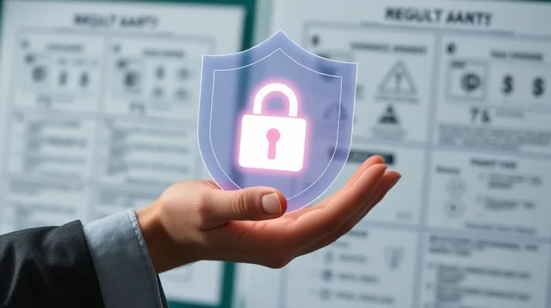 A photorealistic image of a transparent shield protecting a glowing product icon, with a hand reaching out to touch it, representing consumer trust and product safety. The background shows blurred regulatory documents, professional photography, 8K, cinematic lighting, sharp focus, depth of field. A photorealistic image of a transparent shield protecting a glowing product icon, with a hand reaching out to touch it, representing consumer trust and product safety. The background shows blurred regulatory documents, professional photography, 8K, cinematic lighting, sharp focus, depth of field.