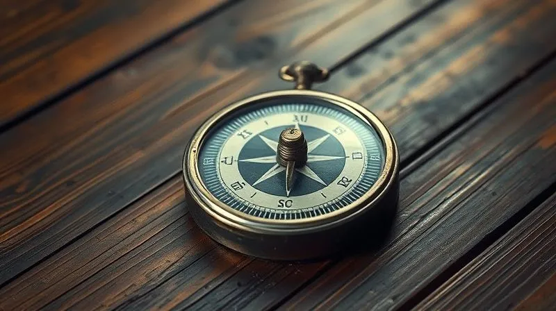 A photorealistic image of a weathered compass on a wooden table, with three distinct paths branching out from a central point, labeled 'Remediate', 'Disengage', and 'Partnership'. The lighting is thoughtful and professional, conveying a moment of critical decision-making. Professional photography, 8K, cinematic lighting, sharp focus on the compass and labels, depth of field, shot on a high-end DSLR.