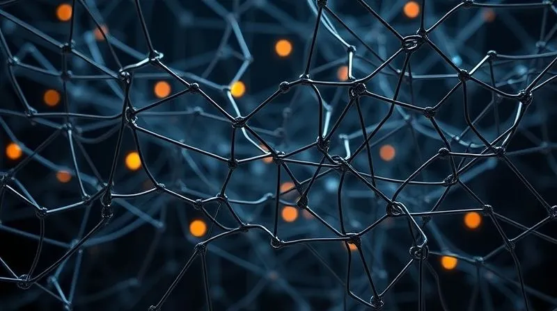 A complex, interconnected web of customer journey touchpoints with some links visibly broken or tangled, representing friction points in the post-purchase experience, photorealistic, professional photography, 8K, cinematic lighting, sharp focus, depth of field, shot on a high-end DSLR.