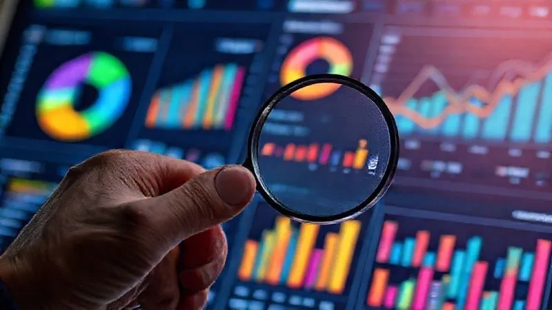 Photorealistic, professional photography, 8K, cinematic lighting, sharp focus, depth of field, shot on a high-end DSLR. A hand precisely adjusting a complex financial dashboard, with various colorful pie charts and bar graphs showing budget allocation across different ad channels, a magnifying glass hovering over a critical segment, emphasizing detailed financial strategy. Photorealistic, professional photography, 8K, cinematic lighting, sharp focus, depth of field, shot on a high-end DSLR. A hand precisely adjusting a complex financial dashboard, with various colorful pie charts and bar graphs showing budget allocation across different ad channels, a magnifying glass hovering over a critical segment, emphasizing detailed financial strategy.