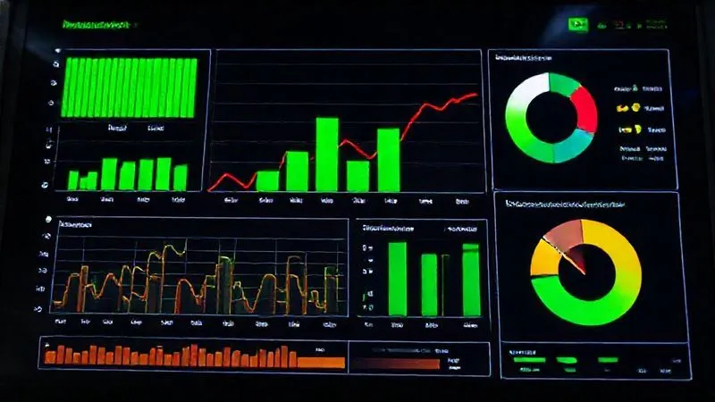 A photorealistic, professional photography, 8K, cinematic lighting, sharp focus, depth of field, shot on a high-end DSLR image of a modern dashboard displaying various project metrics: a green bar chart for 'Value Delivered', a red line trending upwards for 'Change Requests Processed', and a pie chart for 'Stakeholder Satisfaction'. The data points are clear and professional, suggesting analytical rigor and a focus on adaptable success. A photorealistic, professional photography, 8K, cinematic lighting, sharp focus, depth of field, shot on a high-end DSLR image of a modern dashboard displaying various project metrics: a green bar chart for 'Value Delivered', a red line trending upwards for 'Change Requests Processed', and a pie chart for 'Stakeholder Satisfaction'. The data points are clear and professional, suggesting analytical rigor and a focus on adaptable success.
