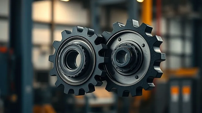 photorealistic, professional photography, 8K, cinematic lighting, sharp focus, depth of field, shot on a high-end DSLR. A clear visual metaphor of two distinct gears, one representing project delivery and the other ongoing operations, that are misaligned and grinding against each other instead of meshing smoothly. The background is a modern, slightly blurred industrial setting, conveying friction and inefficiency. photorealistic, professional photography, 8K, cinematic lighting, sharp focus, depth of field, shot on a high-end DSLR. A clear visual metaphor of two distinct gears, one representing project delivery and the other ongoing operations, that are misaligned and grinding against each other instead of meshing smoothly. The background is a modern, slightly blurred industrial setting, conveying friction and inefficiency.