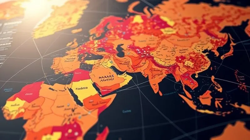 A photorealistic image of a complex sales territory map with various colored regions, some appearing dense with activity, others sparse, overlaid with data points and lines indicating potential discrepancies. Cinematic lighting, sharp focus on the map, depth of field blurring the background, 8K hyper-detailed.