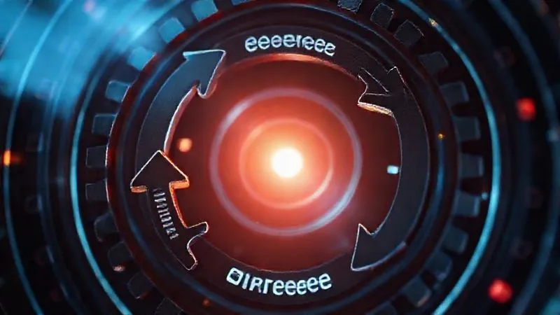 photorealistic, professional photography, 8K, cinematic lighting, sharp focus, depth of field, shot on a high-end DSLR, a cycle of interconnected gears in a stylized digital interface, with arrows indicating a continuous flow and 'feedback' and 'improve' labels on the gears, representing a continuous improvement loop, with a soft glow emanating from the center. photorealistic, professional photography, 8K, cinematic lighting, sharp focus, depth of field, shot on a high-end DSLR, a cycle of interconnected gears in a stylized digital interface, with arrows indicating a continuous flow and 'feedback' and 'improve' labels on the gears, representing a continuous improvement loop, with a soft glow emanating from the center.