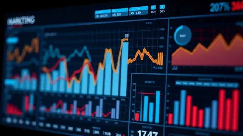 A photorealistic, professional photography, 8K, cinematic lighting, sharp focus, depth of field. A digital marketing dashboard displaying various demographic and psychographic data points, with glowing lines connecting different audience segments, symbolizing precise targeting. The overall mood is analytical and strategic.