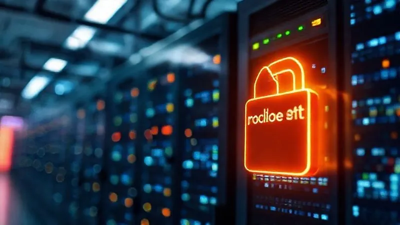 A photorealistic, professional photography, 8K, cinematic lighting, sharp focus, depth of field, shot on a high-end DSLR, showing a network of interconnected servers and data streams, with a glowing 'robots.txt' file highlighted, symbolizing technical SEO issues hindering website visibility.
