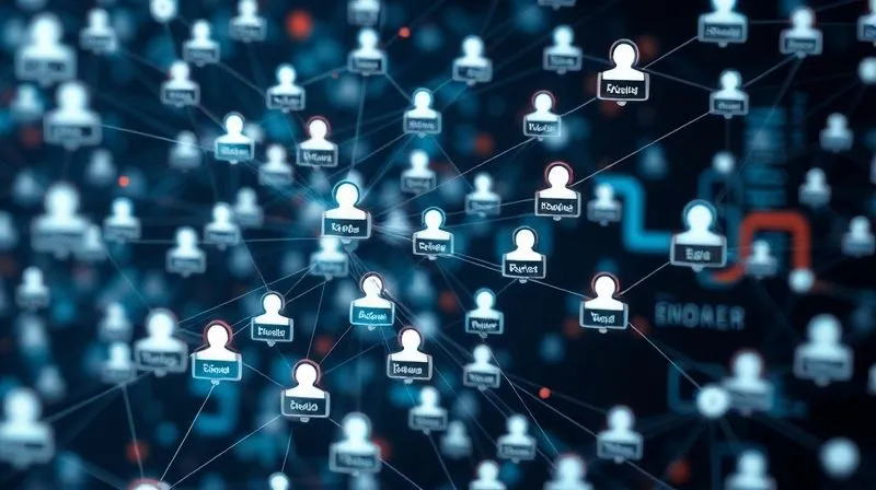 A photorealistic intricate digital network diagram showing interconnected user profiles, each with distinct data points like purchase history, browsing behavior, and demographic information, flowing into segmented email queues. Cinematic lighting, sharp focus on the data connections, depth of field blurring the background, 8K hyper-detailed, shot on a high-end DSLR. A photorealistic intricate digital network diagram showing interconnected user profiles, each with distinct data points like purchase history, browsing behavior, and demographic information, flowing into segmented email queues. Cinematic lighting, sharp focus on the data connections, depth of field blurring the background, 8K hyper-detailed, shot on a high-end DSLR.
