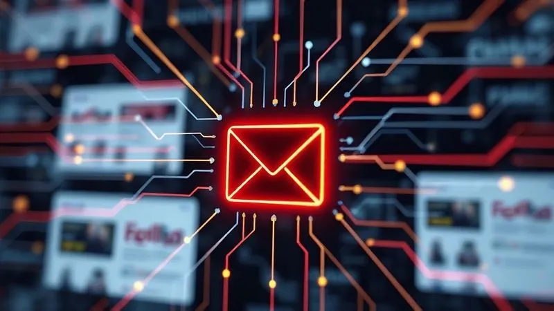 A photorealistic, professional photography image showing a complex digital interface with multiple data streams converging into a single, personalized email icon. Different colored lines represent various data points (browsing history, purchase intent, demographic info) flowing into a singular, highly relevant message. 8K, cinematic lighting, sharp focus on the data streams and the email, depth of field blurring a background of generic email templates, shot on a high-end DSLR. A photorealistic, professional photography image showing a complex digital interface with multiple data streams converging into a single, personalized email icon. Different colored lines represent various data points (browsing history, purchase intent, demographic info) flowing into a singular, highly relevant message. 8K, cinematic lighting, sharp focus on the data streams and the email, depth of field blurring a background of generic email templates, shot on a high-end DSLR.