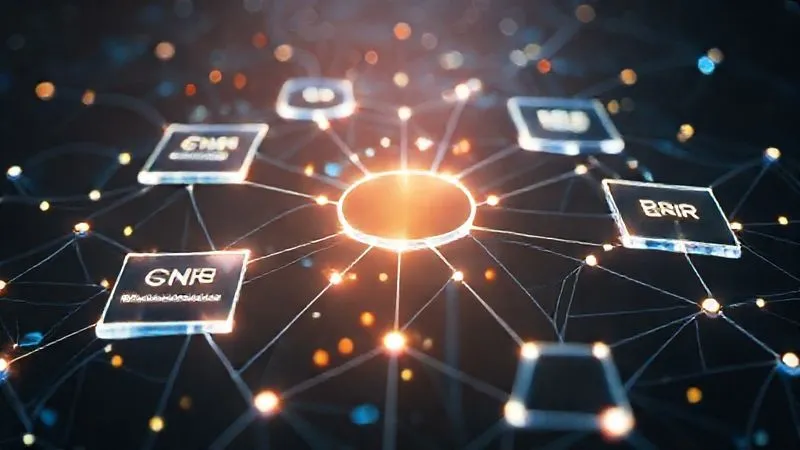 A photorealistic image of several distinct, glowing digital platforms (representing CRM, Marketing Automation, Customer Service, ERP) struggling to connect, with visible gaps and sparks flying between them, while a central, smooth, interconnected network flows effortlessly, cinematic lighting emphasizing the contrast, sharp focus on the connection points, depth of field, 8K hyper-detailed, professional photography.